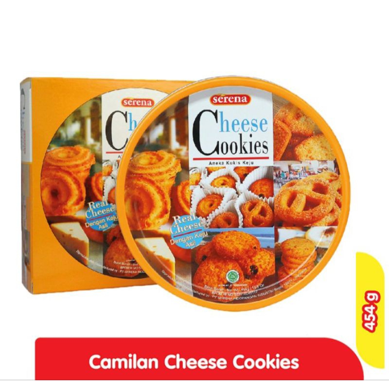 

SERENA Cheese Cookies Kukis Keju Kaleng 454gr