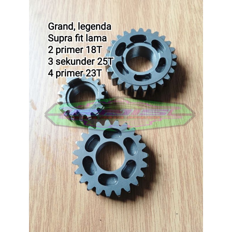 rasio racing grand, legenda, Supra fit lama paket hemat gigi 2.18T, 3.25T, 4.23T