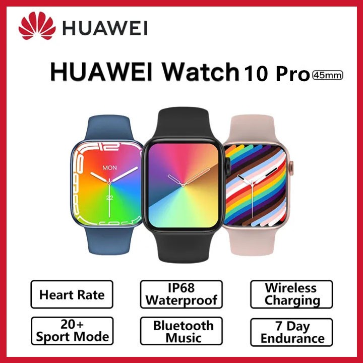 【✅100% Original】ASLI HUAWEI SmartWatch Series 10 Pro Max NFC Waterproof Bluetooth Call Jam Smartwatc