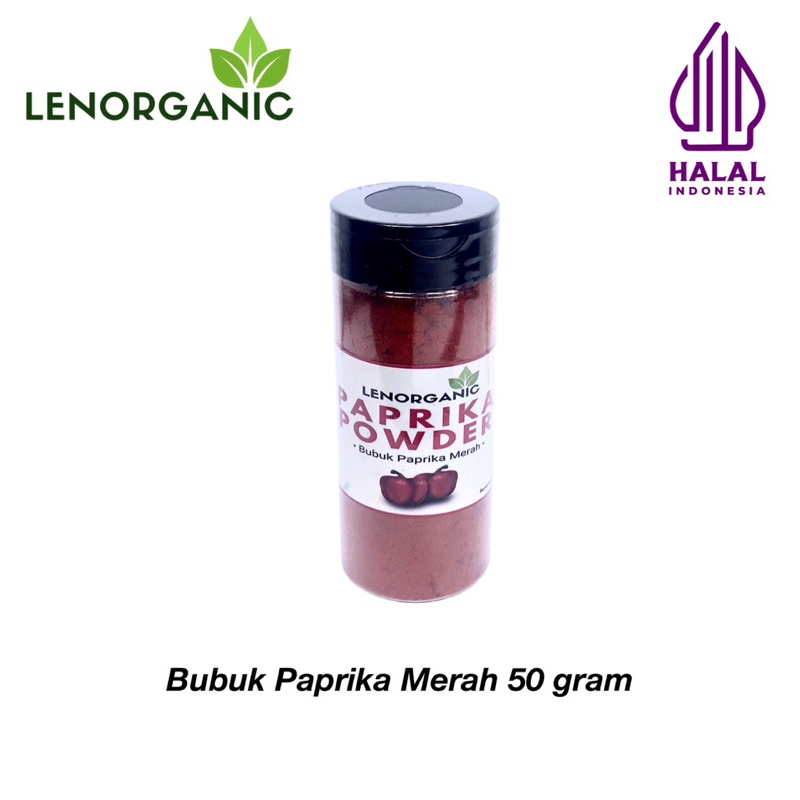 

LENORGANIC | Botol Bubuk Paprika Merah / Paprika Powder 50 gram