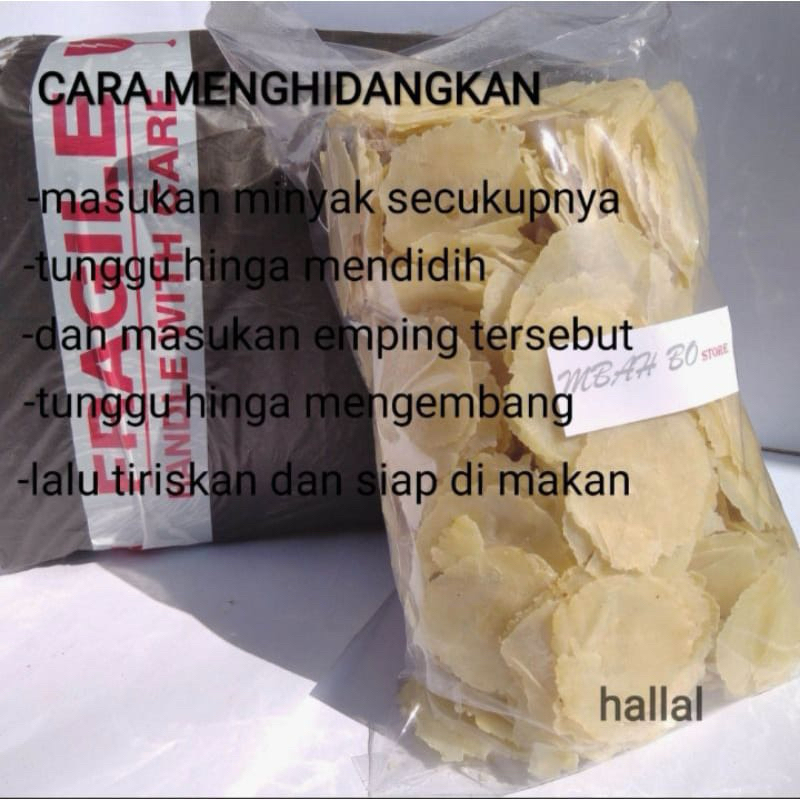 

Emping Melinjo 1kg Super Tipis Original Renyah Gurih