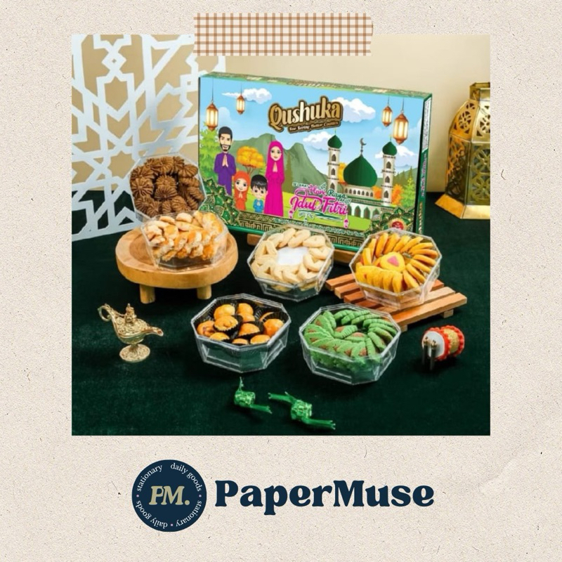 

Kue kering 6 box merek Qushuka