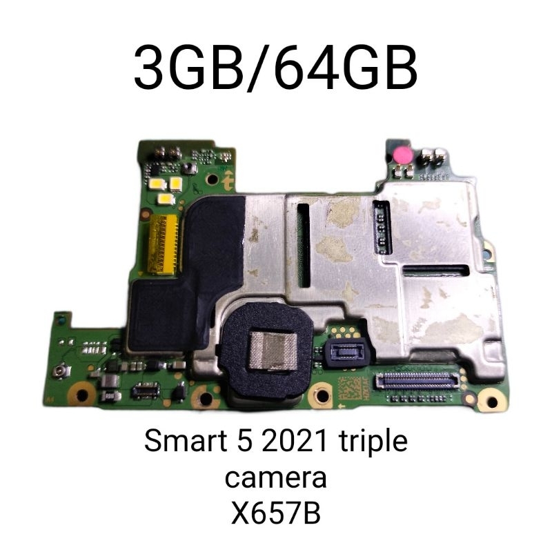 Mesin infinix smart 5 2021 3/64GB / X657B triple camera normal tested