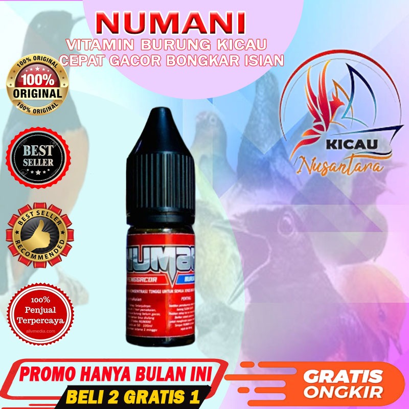 NUMANI BY UMPAMANE KICAU VITAMIN BURUNG KICAU CEPAT GACOR BONGKAR ISIAN