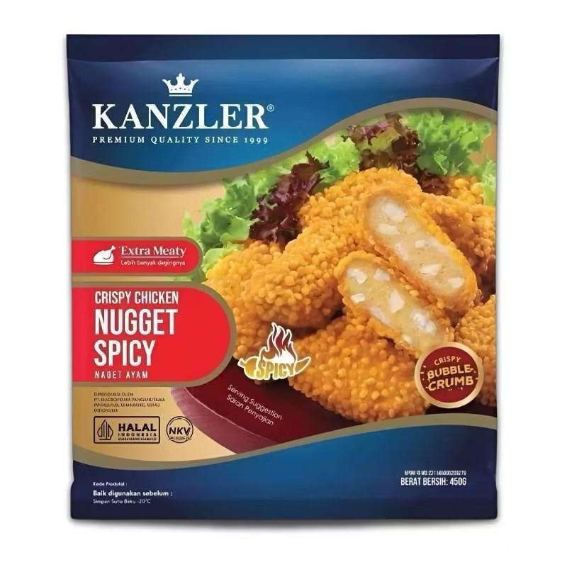 

KANZLER CRISPY CHICKEN NUGGET (SPICY) 450 GR