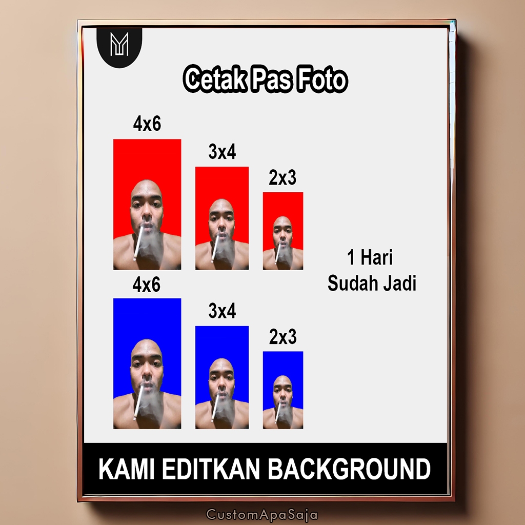 

Cetak Foto Pas Murah – Ukuran 2x3, 3x4, 4x6, 1 Hari Jadi, Tanpa PO