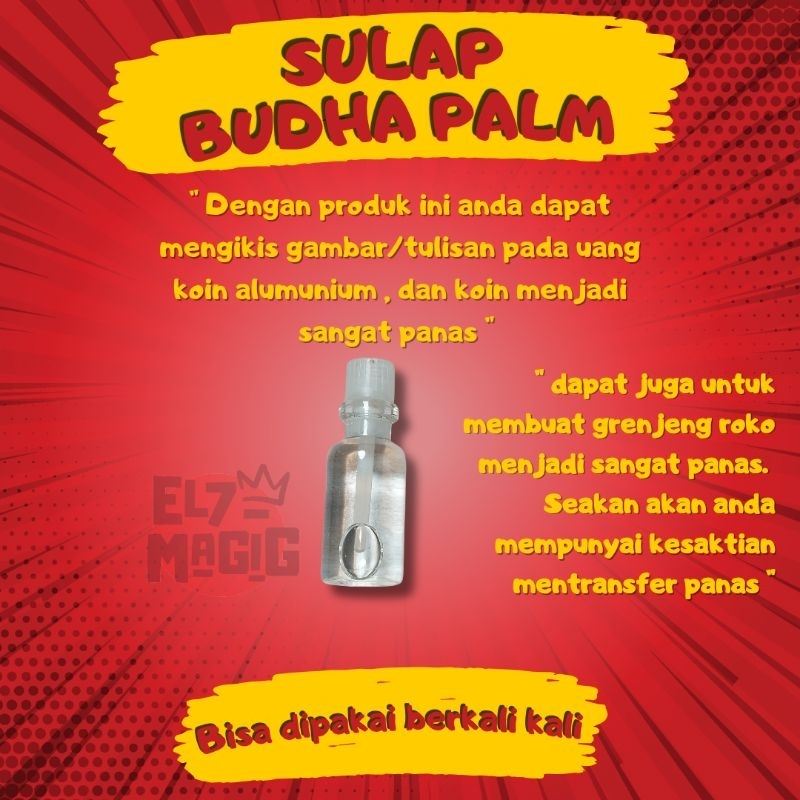 BUDHA PALM - SULAP PRADA - MINYAK BUDA PALM- SULAP PELEBUR BESI
