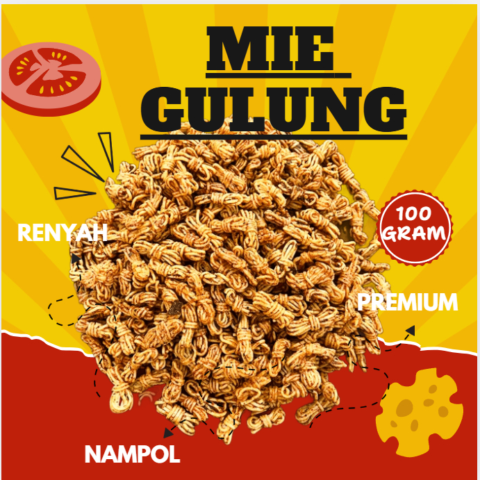 

MIE GULUNG 100GR MIE KERING CETAR DAUN JERUK RENYAH BUMBU MELIMPAH