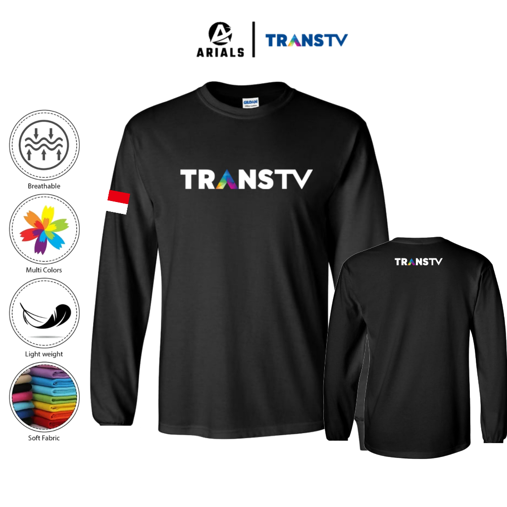 Arials Kaos Baju Lengan Panjang Crew TransTV