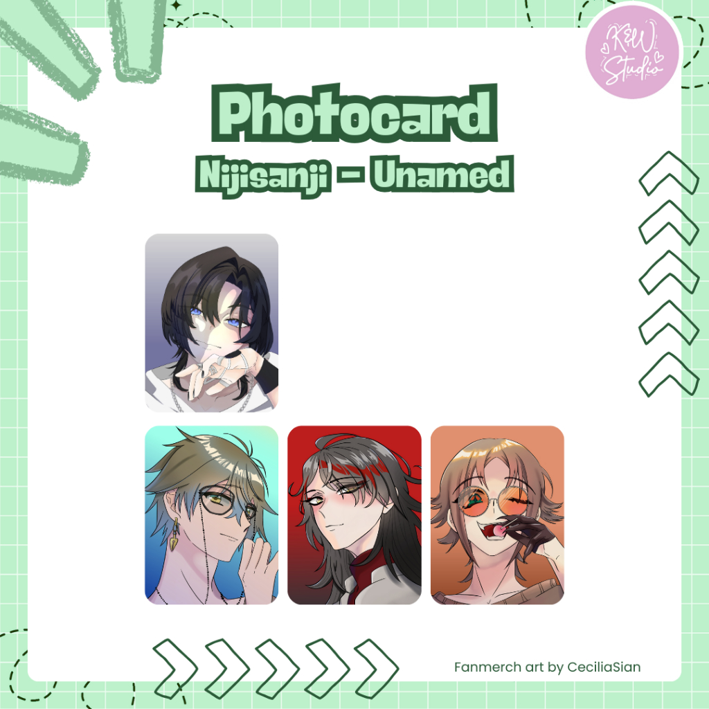 Photocard Nijisanji & Unnämed - Fanmerch
