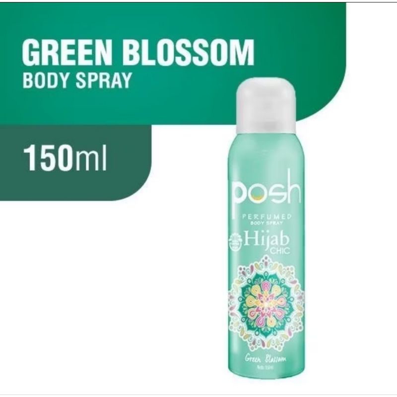 Body Spray Posh Hijab / Posh Parfum Green Blossom