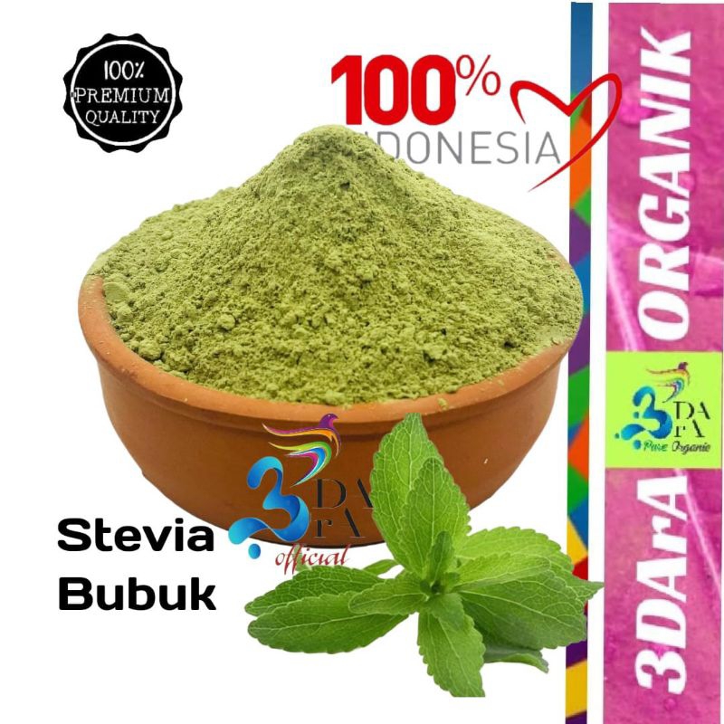 

Bubuk Daun Stevia - Stevia Leaves Murni Tanpa Campuran