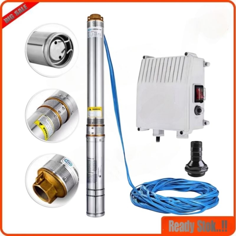 Pompa Satelit 3” Nasional Mcpump 0.75HP+kabel Satelit 50mtr