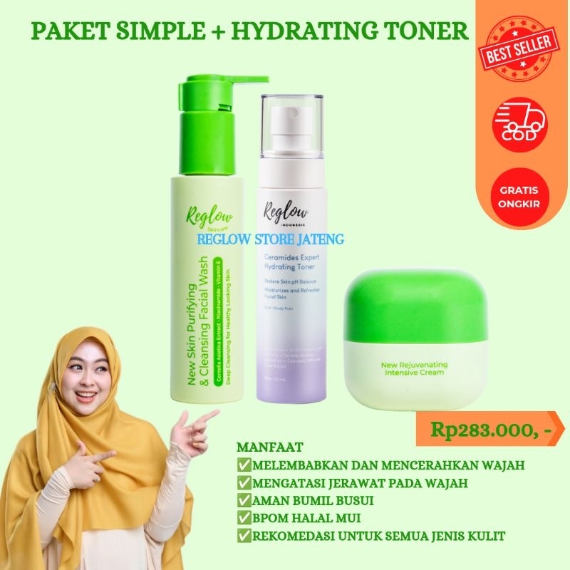 Reglow Paket Simple + Hydrating Toner