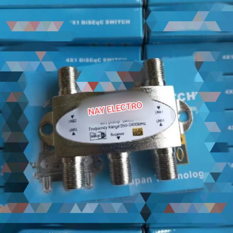 DISEQC SWITCH LNB PARABOLA 4X1 BAGUS