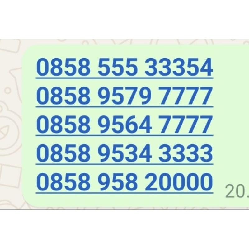 Nomor cantik indosat 0000 esim