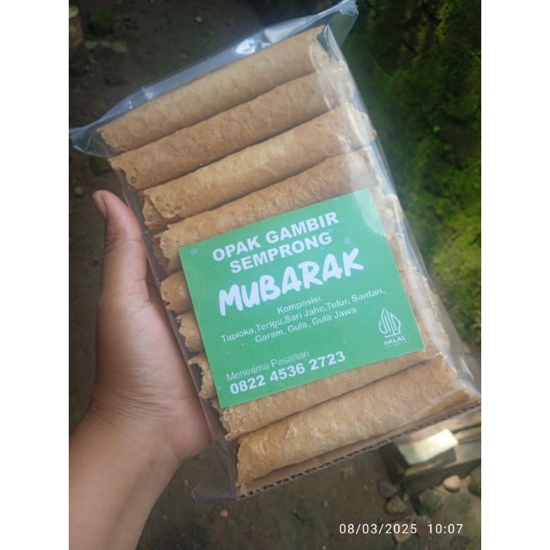 

opak Gambir semprong MUBARAK