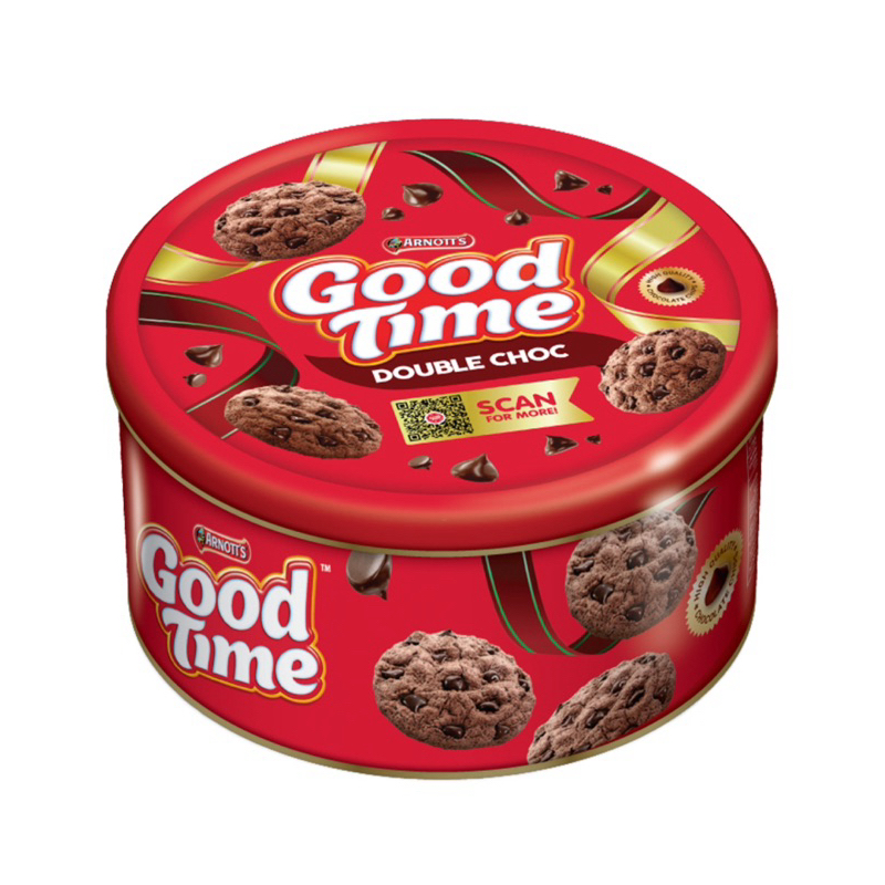 

SEMBAkO - Good Time Cookies Double Choc Kaleng 144 g