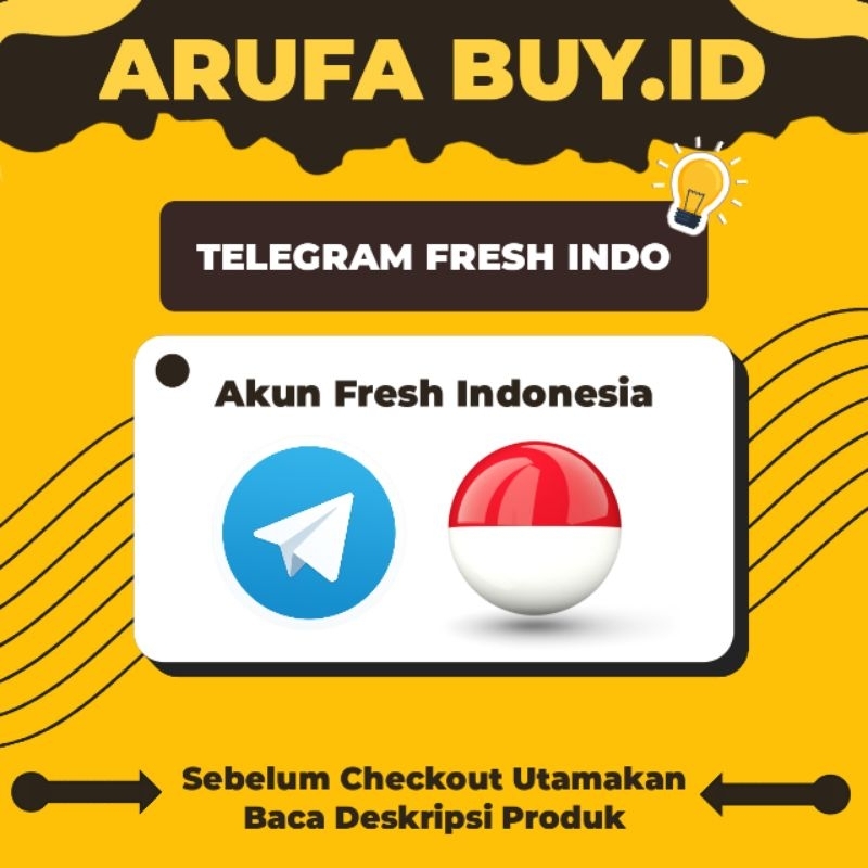 Akun Telegram Fresh Indo