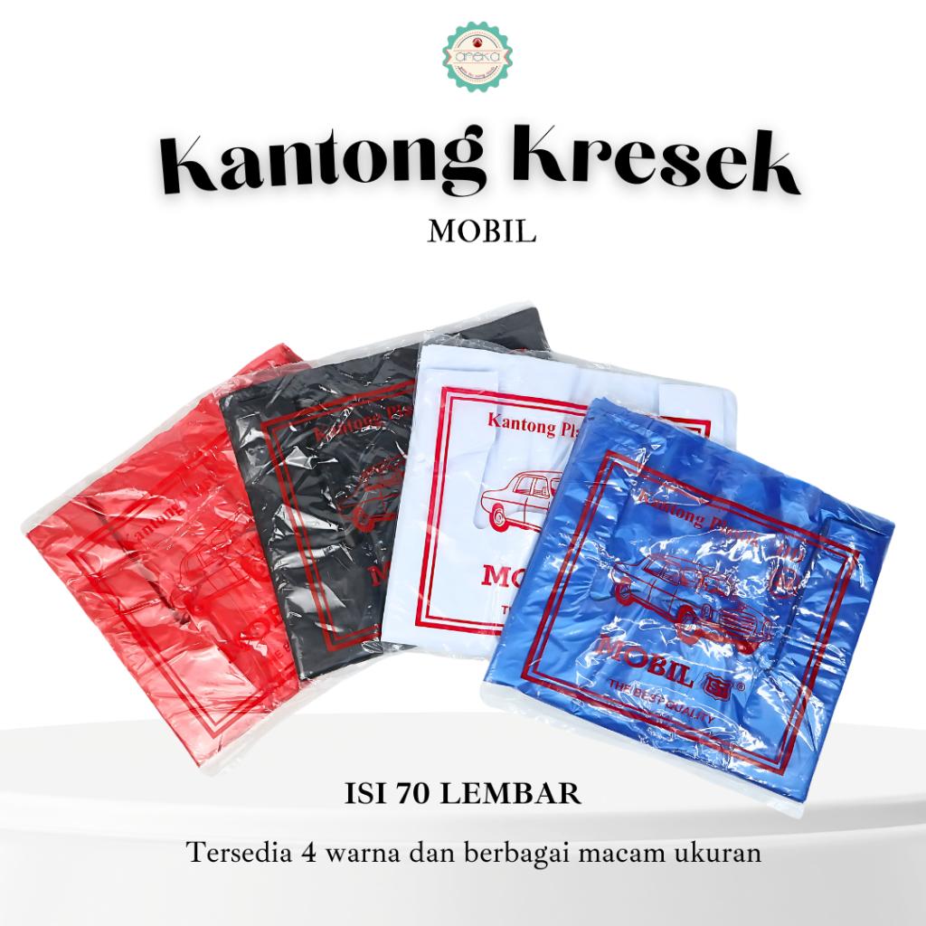 ANEKA - Kantong Kresek / Plastik Merk MOBIL Isi 70 Lembar
