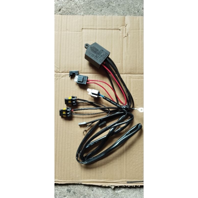 Kabel set biled projie 2 lampu mobil motor car