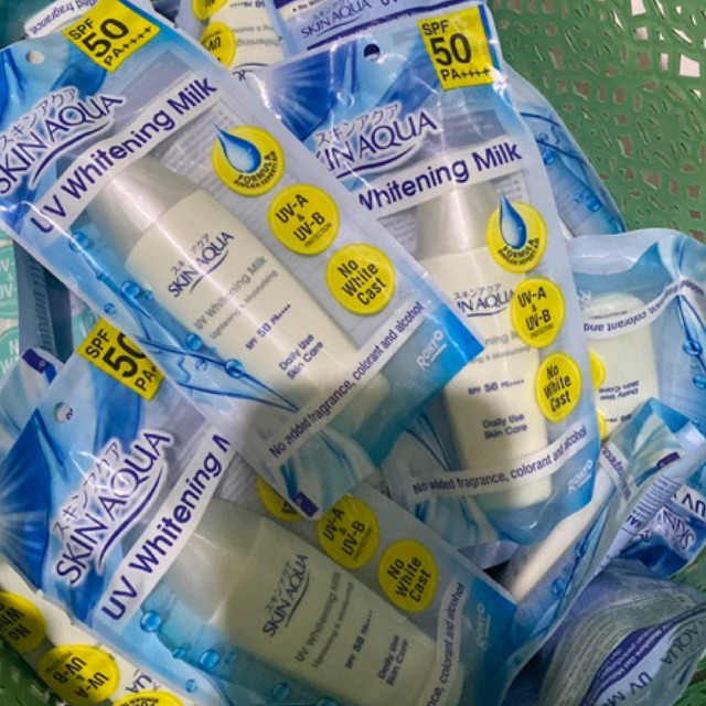 SKIN AQUA SUNSCREEN UV WHITENING MILK PUTIH SPF 50Pa+++