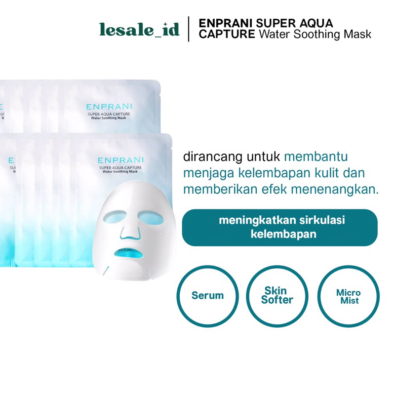Enprani SUPER AQUA CAPTURE Water Shooting Mask - KOREA - Sheet Mask