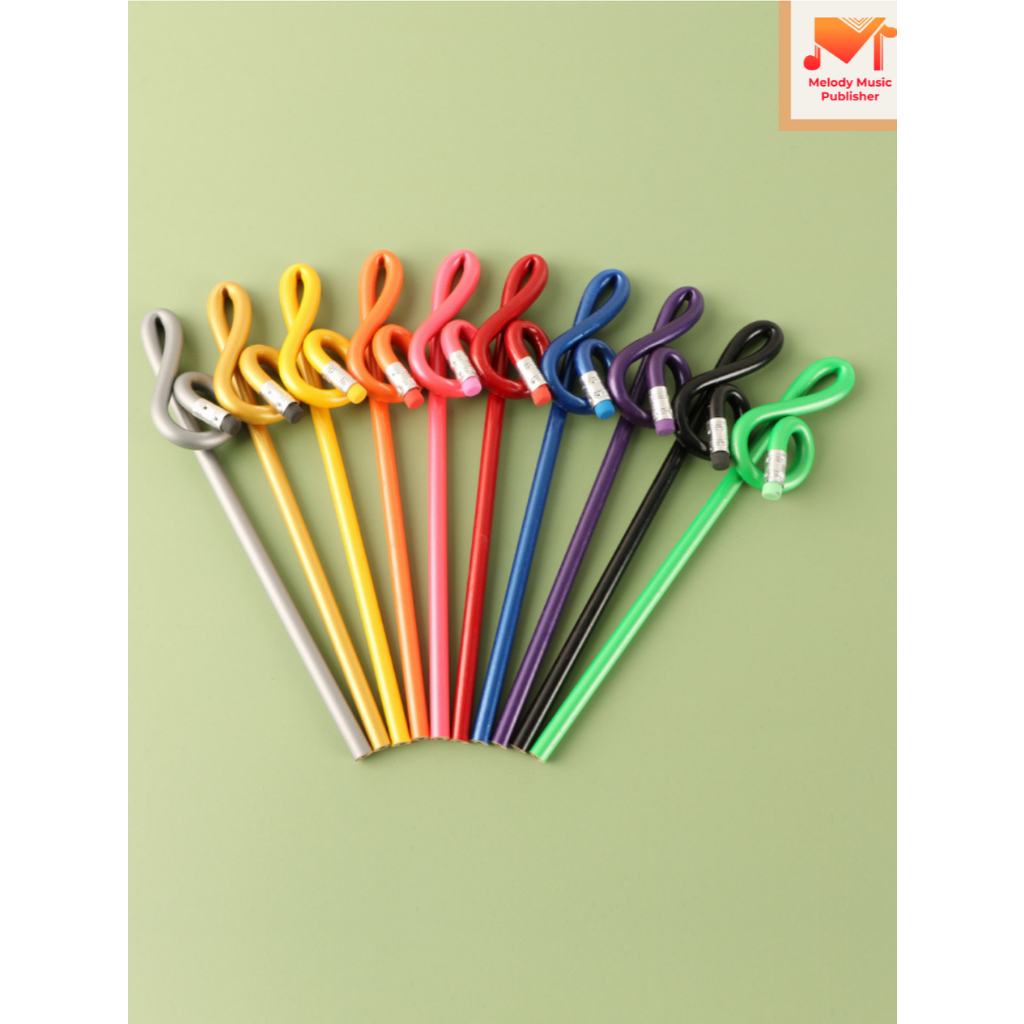 

Pensil Clef Warna / Pensil Kunci G / Alat Tulis / Perlengkapan Sekolah & Kantor