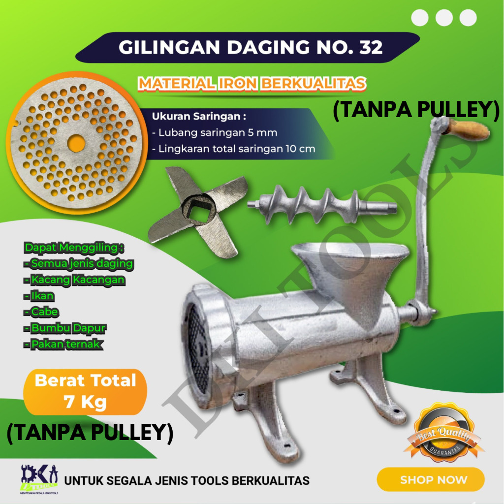 Gilingan Daging Meat Mincer / Penggiling Daging Kacang Kacangan Pakan Ternak