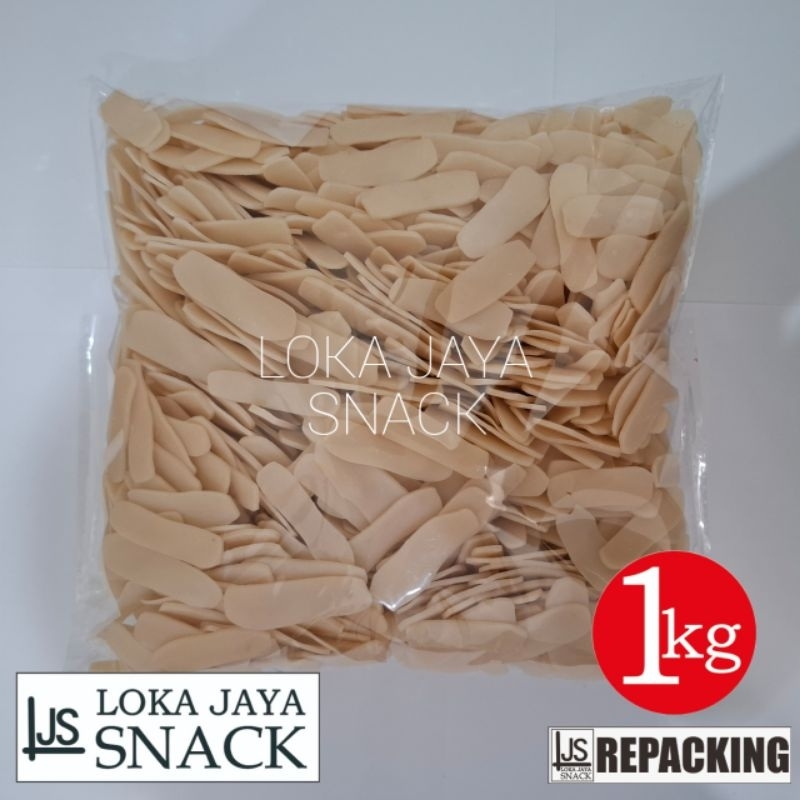 

Kerupuk Tenggiri Asli Repacking 1kg dan 500gram cap Mekar Wangi