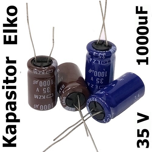 Capacitor Elco 1000uf 35v 1000/35 1000uf/35V Kapasitor Elko 1000uf 35v 1000 Mikro 35 Volt