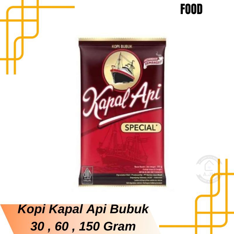 

Kopi Kapal Api Bubuk 30 gram 60 gram 150 gram