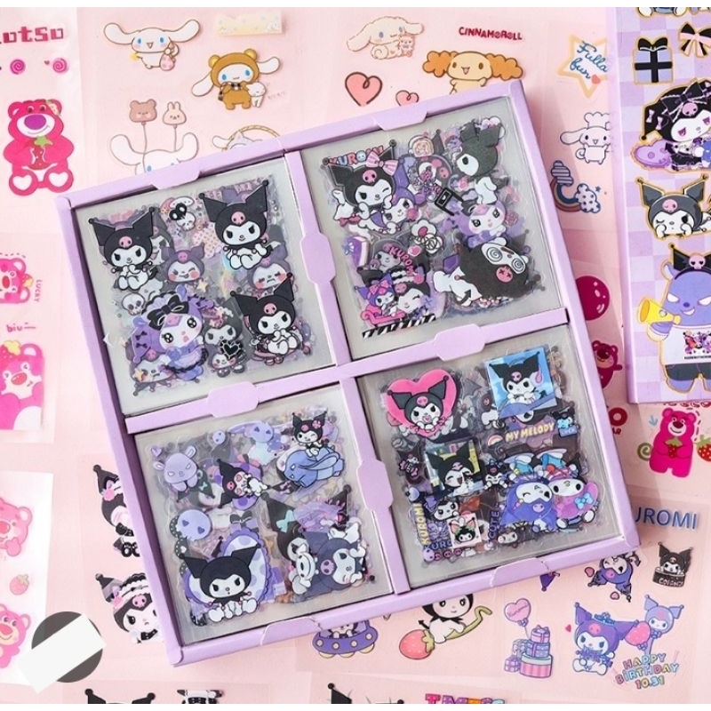 

J12 - STIKER NONO KARAKTER KARTUN ISI 100 LEMBAR / STICKER MOTIF LUCU / DEKORASI
