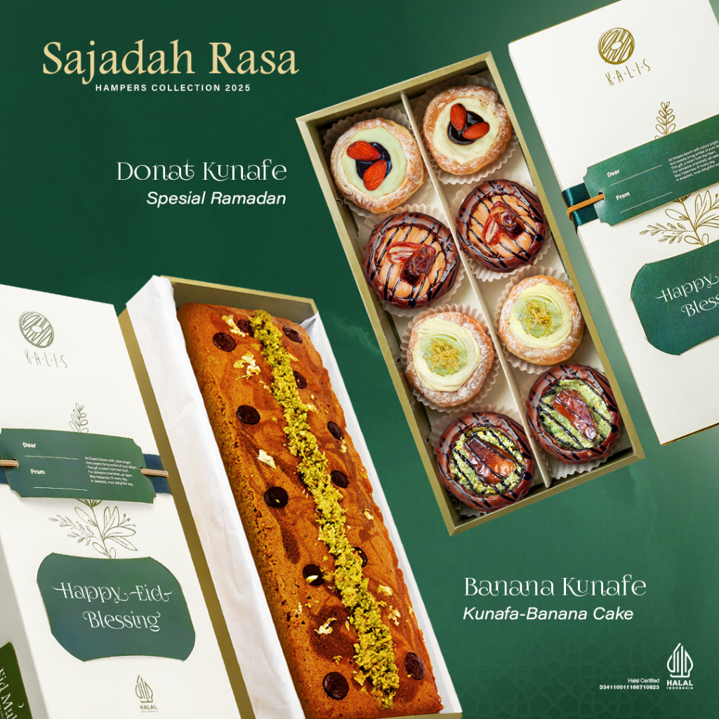 

Hampers Lebaran 2025 | Banana Kunafe | Kunafa Banana Cake | Donat Kunafe