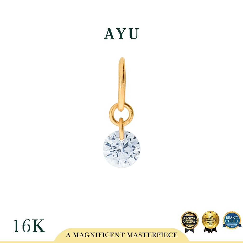 AYU Liontin Emas - Candy Pop Pendant 16k Yellow Gold