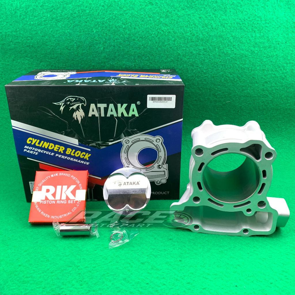 Blok Cylinder Piston Ceramic ATAKA Racing 65mm Sonic 150R Supra GTR CBR 150R New CB 150R Blok Seher