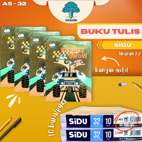 

Buku Tulis Halus SIDU isi 10 pack