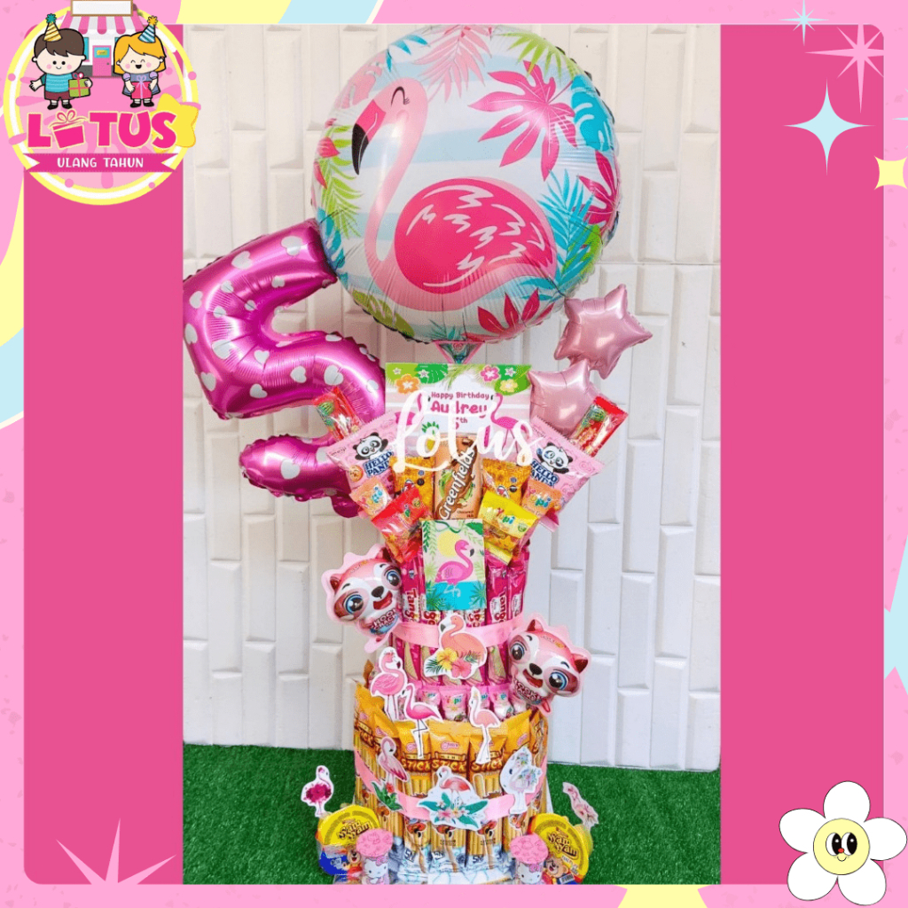 [ SERIE 2 ] Snack Tower Balon/Tower Snack/Snack Tower Ulang Tahun/Balon Snack Tower/Balon Snack/Balo