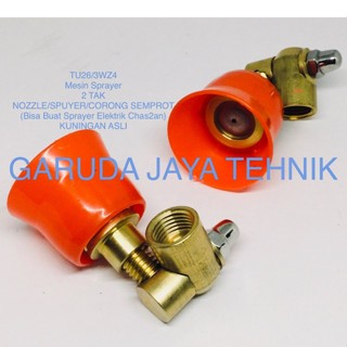 Spuyer/nozzel/kepala stik semprotan corong merah tu26/3wz4 mesin sprayer 2 tak mesin semprot hama 2 