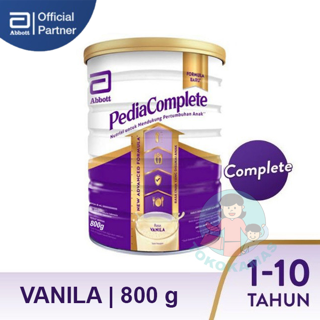 PEDIACOMPLETE VANILLA 800 G - Susu Formula Khusus Anak Malnutrisi/Gizi Buruk