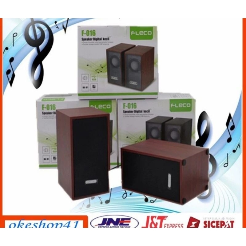 speaker Fleco f-016 Fleco Speaker /laptop /handphone merek Fleco F-016