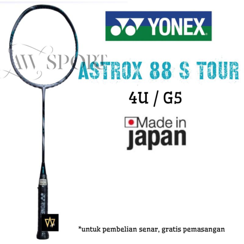 Raket Badminton Y0NEX ASTROX 88S TOUR 4U G5 Original