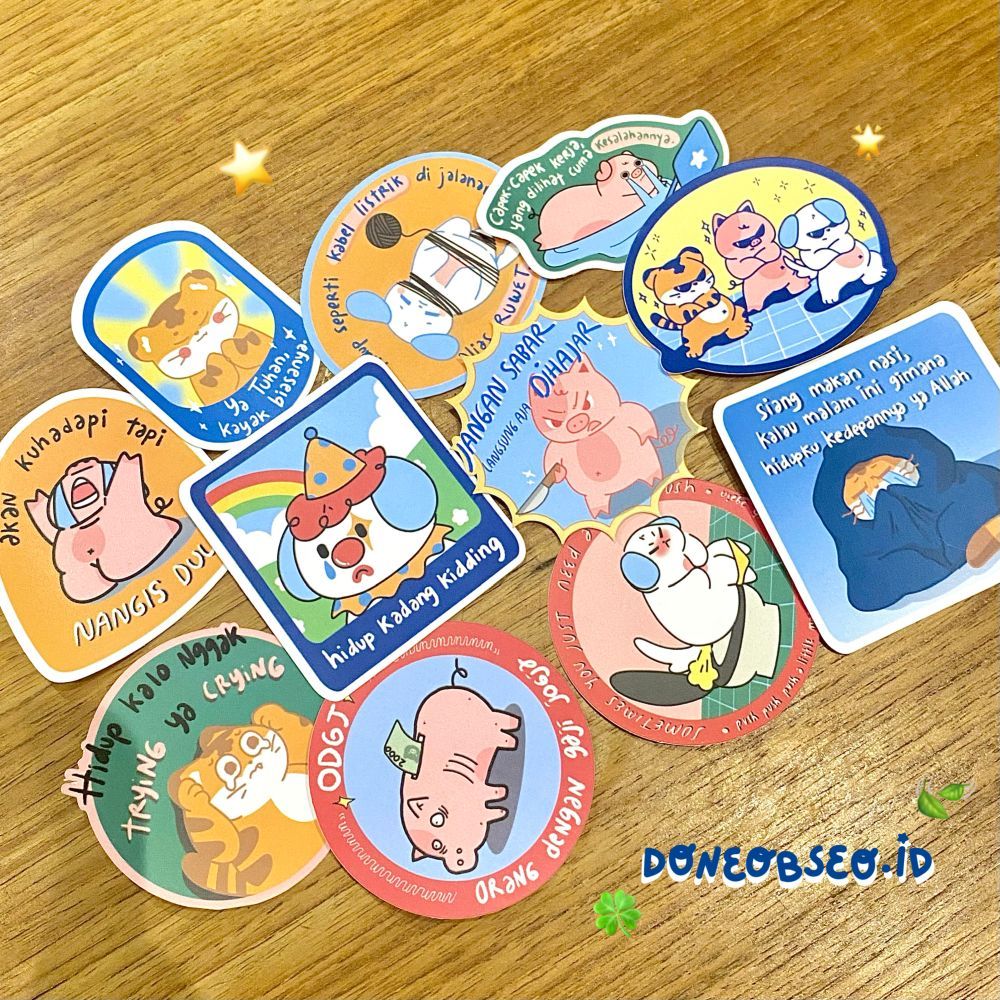 

DONEOBSEO.ID The Harams Sticker Die Cut / Stiker Satuan Gambar Lucu Desain Kata-Kata Quotes