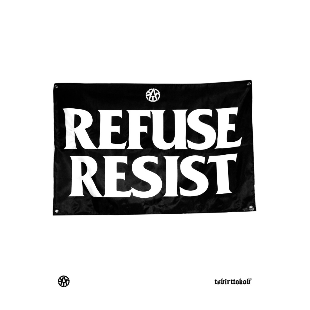 Tshirttokoh - Flag 35 - Refuse Resist