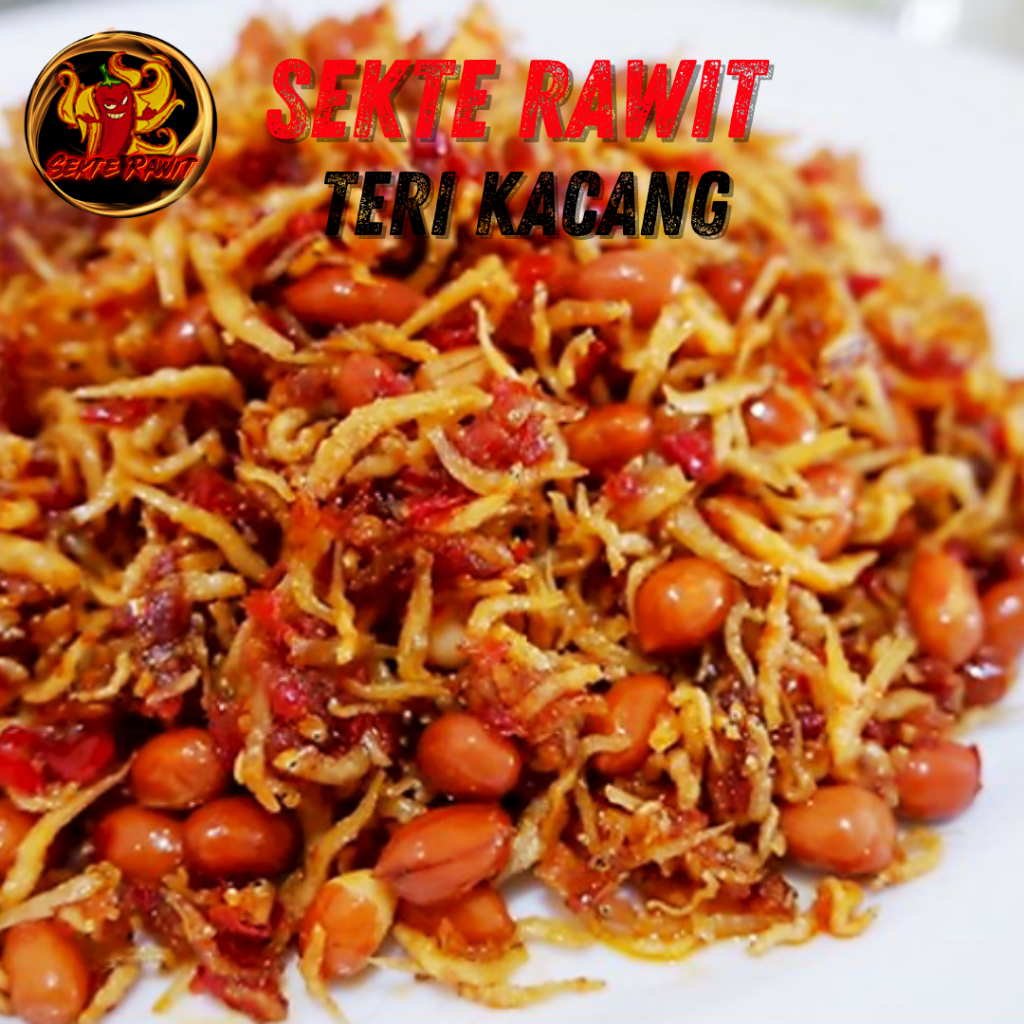 

Teri Crispy Balado Pedas 150gr / Teri Kacang Balado Pedas Crispy / Teri Kacang Balado Siap Makan Renyah