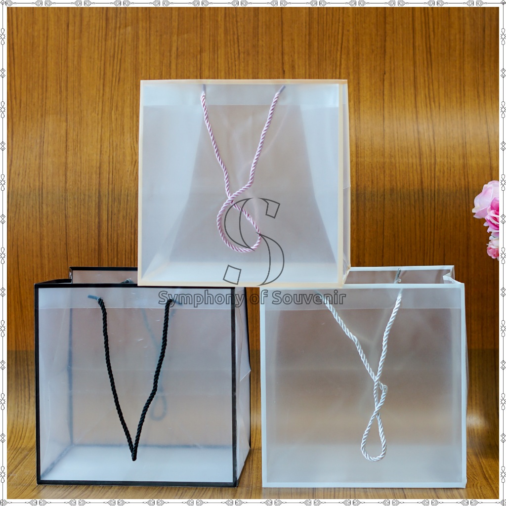 

Tas Mika Transparant Goodie Bag Hampers Tas Hadiah Tas Souvenir Shopping Bag Gift Bag