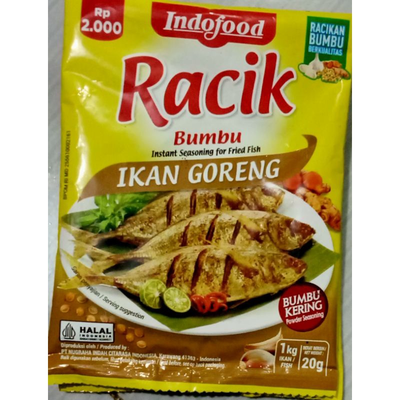

Racik bumbu ikan goreng 20gr