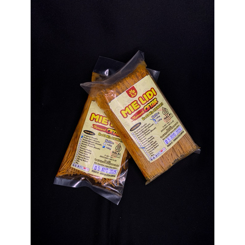 

Mie lidi bumbu kering