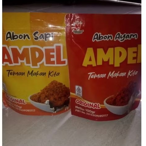 

abon ampel rasa sapi dan ayam praktis untuk lauk