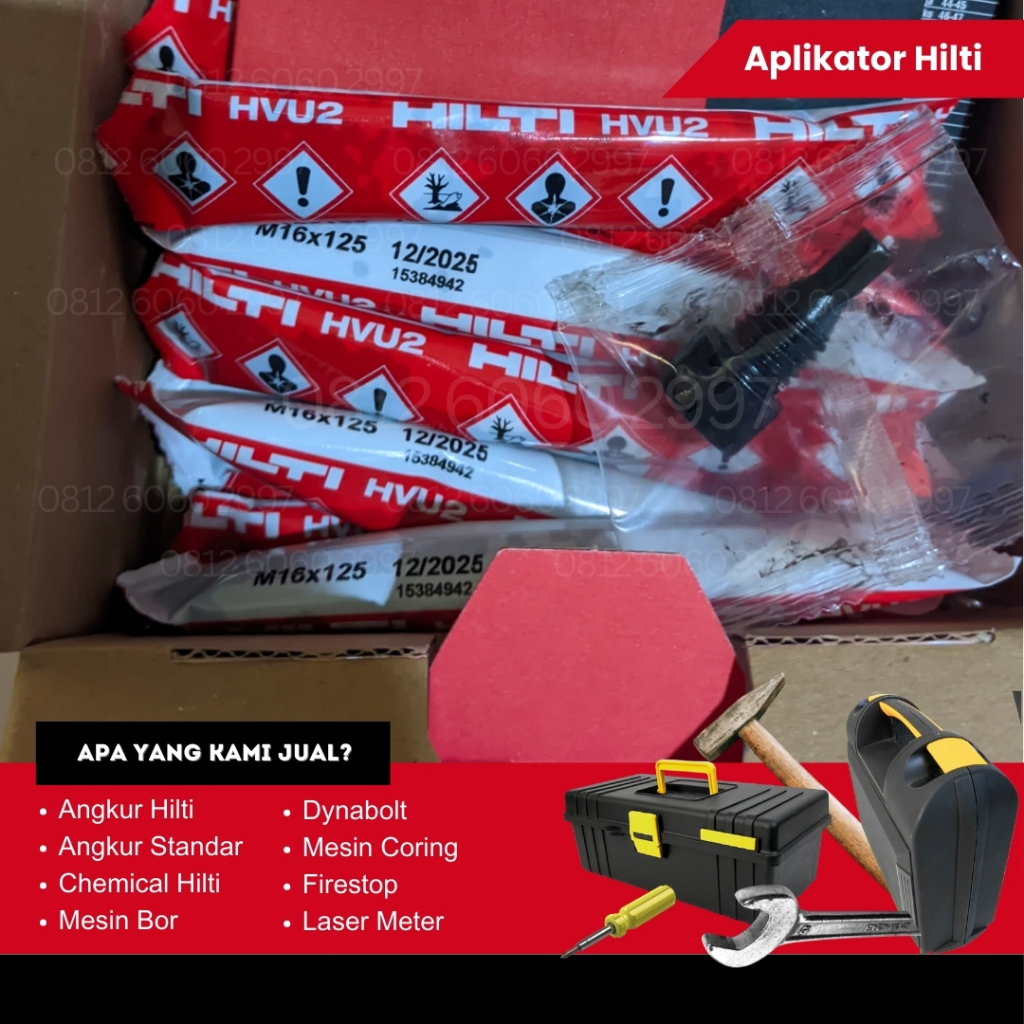 HILTI HVU2 M16x125 CHEMICAL ANCHOR HILTI M16